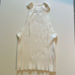 Off White Cream Sweater Tank